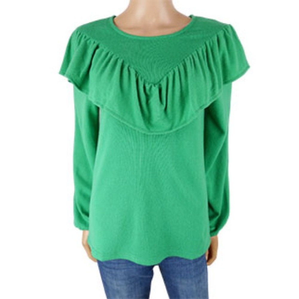 NWT Michelle McDowell Tatum Sweater Kelly Green